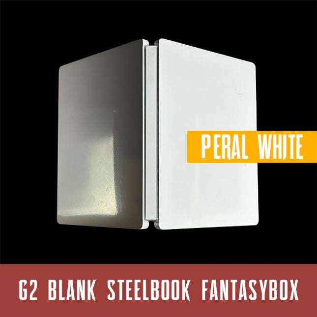Blank Steelbook - Pearl White | Steelbook Outlet